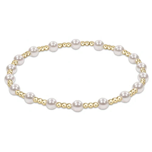 EGIRL Classic Serenity 4mm Pearl Bead Bracelet (KIDS)