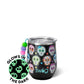 Sugar Skulls Stemless Wine Cup (12oz)