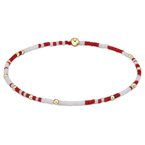 Gameday Hope Unwritten Bracelet - Wine - White