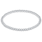 3mm Classic Sterling Bead Bracelet