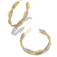 HAYDEN HOOP EARRINGS IN MIXED METAL