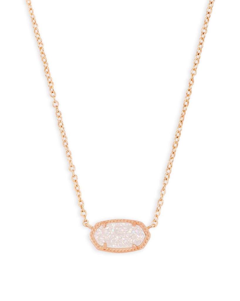 Elisa Rose Gold Iridscent Drusy