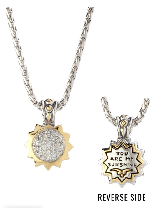 You Are My Sunshine Star Slider Necklace K5037-AF505