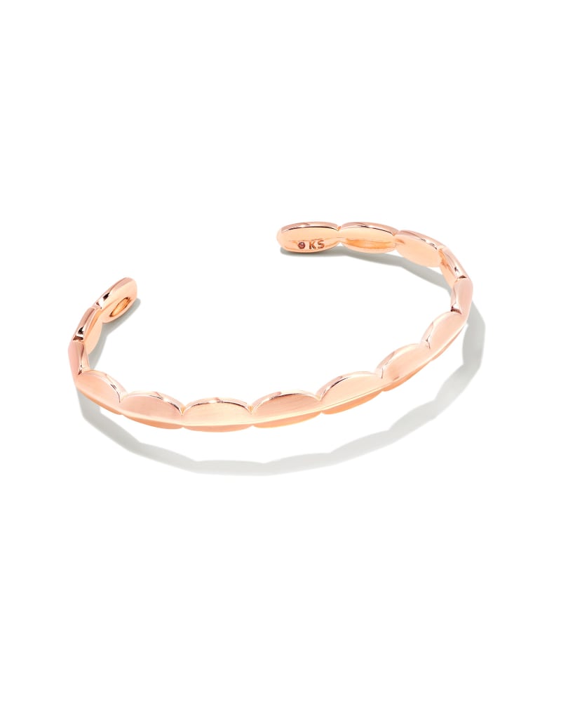 BROOKE CUFF BRACELET ROSE GOLD METAL