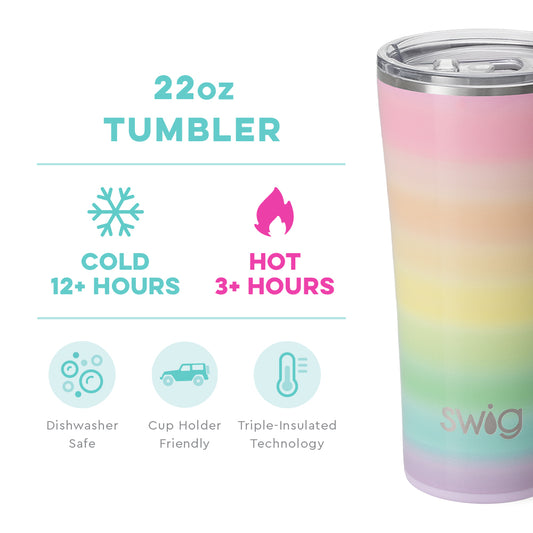 Over the Rainbow 22oz Tumbler