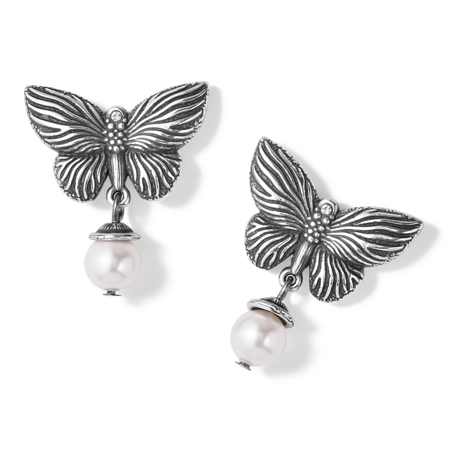 Bloom Butterfly Pearl Earrings