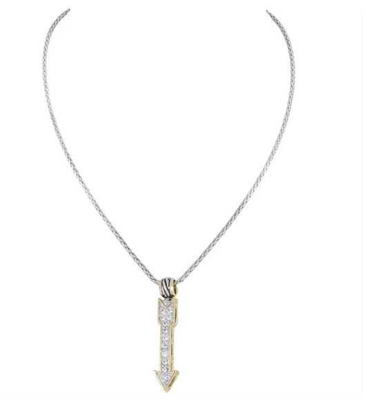 Celebration Petite Pavé Arrow Necklace K5250-AF03