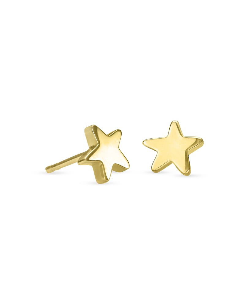 Jae Star Studs 18k Gold Vermeil Earrings