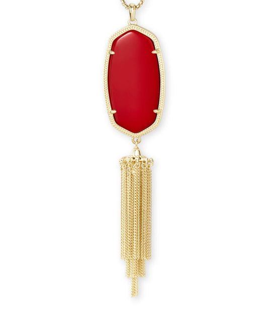 Rayne Gold/Bright Red Ncklace