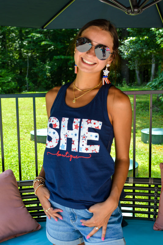 She Patriotic Tank -