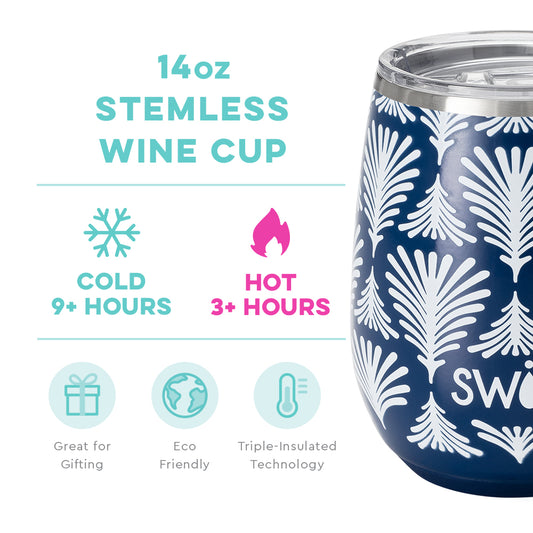 Capri Stemless Wine Cup (14oz)