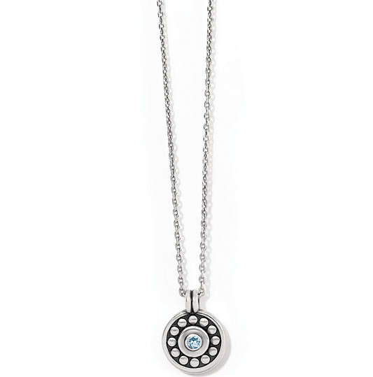 Pebble Aqua Necklace - JM671C