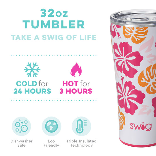 Island Bloom 32oz Tumbler