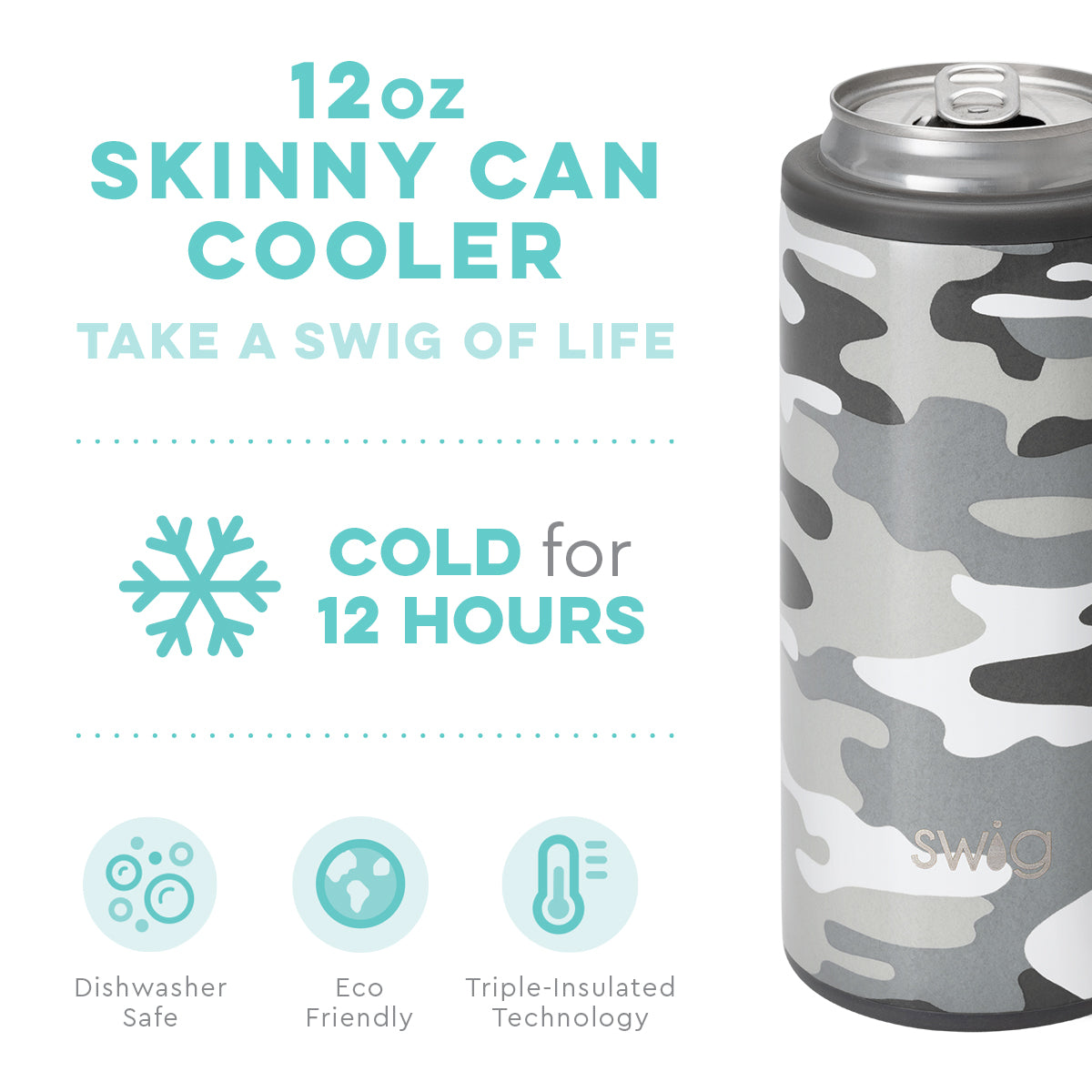 Insulated Can + Bottle and Skinny Can Coolers - Swig Life