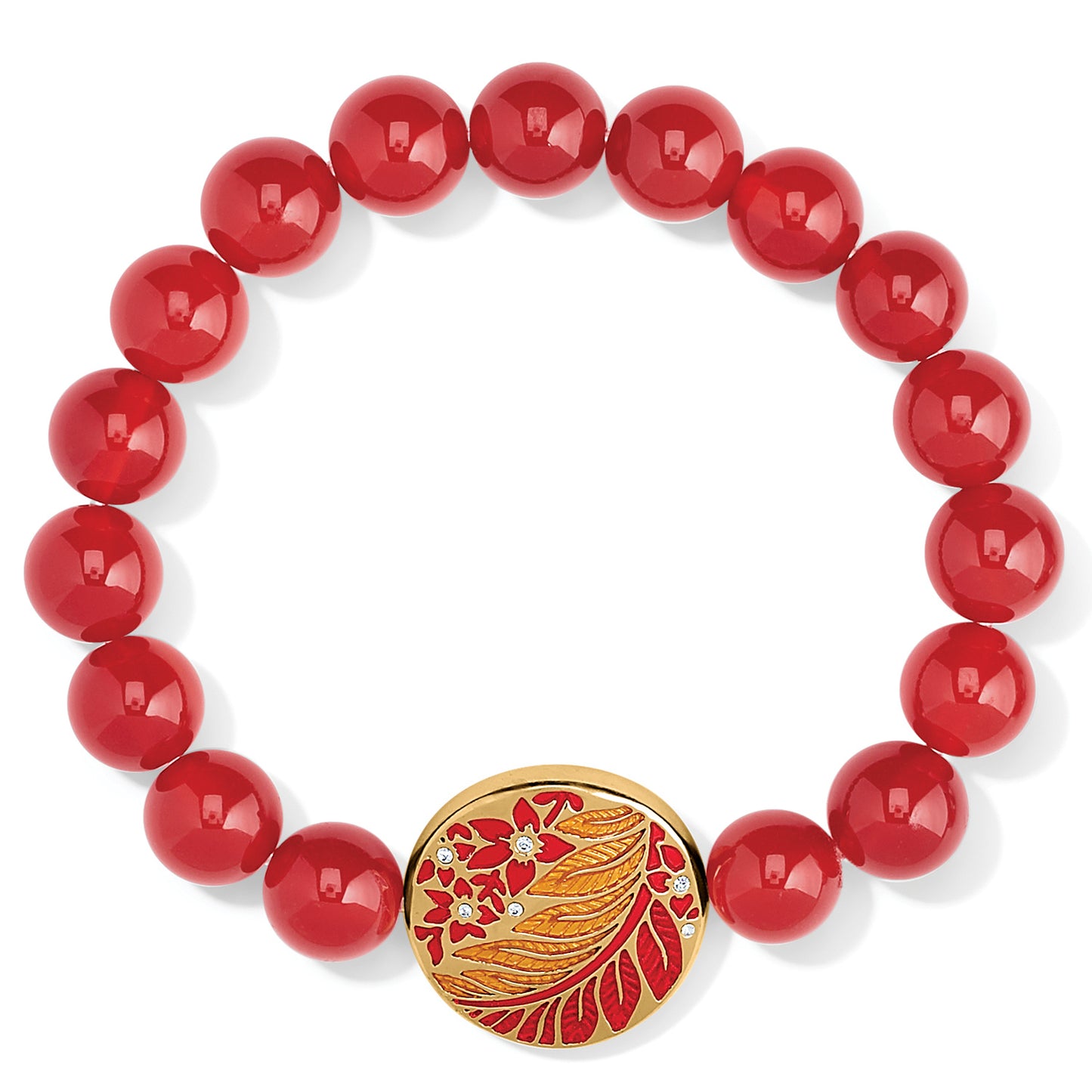 Terra Red Beaded Bracelet - JF0020
