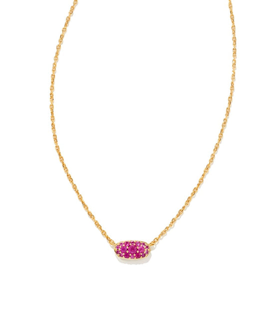 Grayson Crystal Ruby Necklace