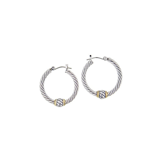 Oval Link Small Hoop Earrings