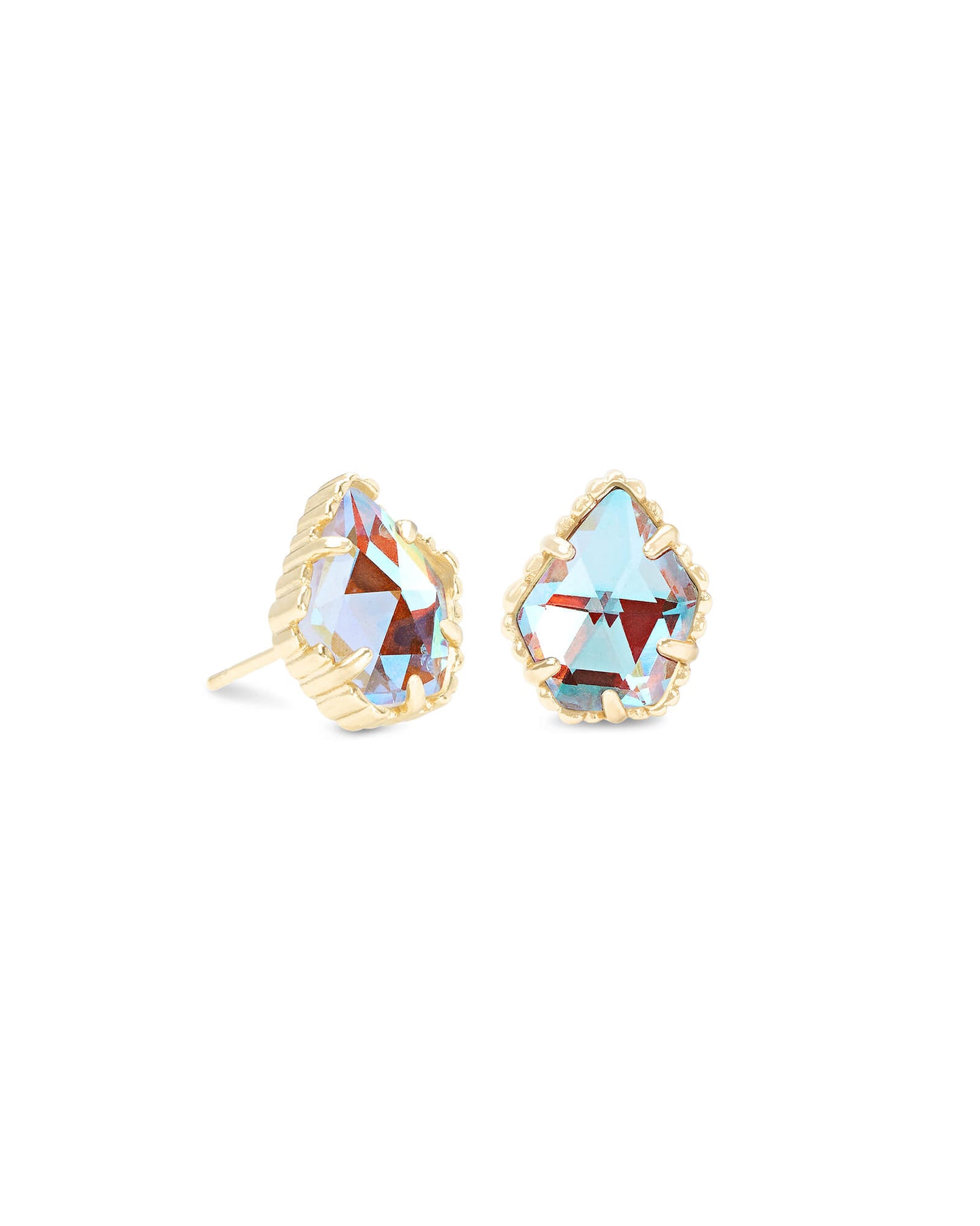 Tessa Gold Dichroic Earrings