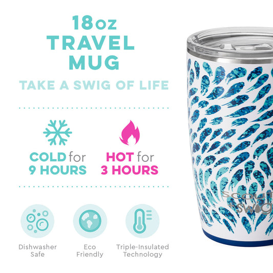 Swim School SCOUT + Swig Life 18oz Travel Mug Drinkware